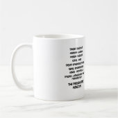 Mug Classification scientifique du manchot parachutist (Gauche)