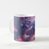 Mug classique, 11 oz - Homme sur l'espace (Devant gauche)