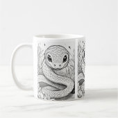 Mug classique, 11 oz, Mug dragon, Coupe du café, S (Gauche)