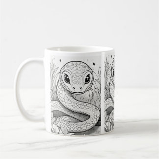 Mug classique, 11 oz, Mug dragon, Coupe du café, S