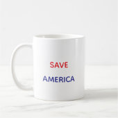 MUG CLASSIQUE 11OZ SAUVEZ L'AMÉRIQUE (Gauche)