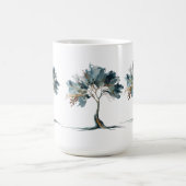 Mug classique 15 oz - Abstrait Nature Tree Art Des (Centre)