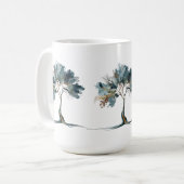 Mug classique 15 oz - Abstrait Nature Tree Art Des (Devant gauche)