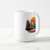 Mug classique 15 oz - Serene Mountain Majesty (Devant droit)