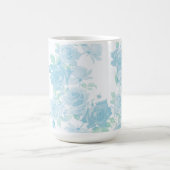 Mug classique 15oz à Elzbieta aqua basil (Centre)