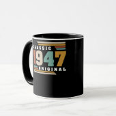 Mug Classique 1947 Original 75e anniversaire 75 ans (Devant gauche)