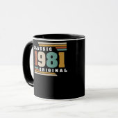 Mug Classique 1981 Original 41e Anniversaire 41 Ans (Devant gauche)
