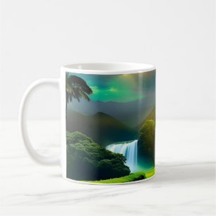 Mug classique, 325 ml beau design tropical