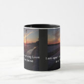 Mug classique, 325 ml d'affirmation inspirante Je (Centre)