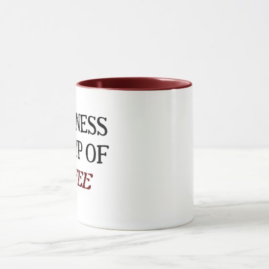 Mug classique à café à deux tons (Centre)