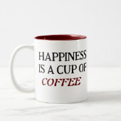 Mug classique à café à deux tons (Gauche)