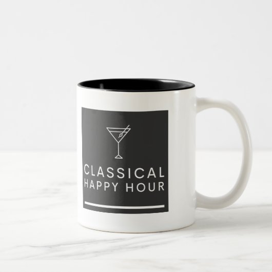 Mug classique à café Happy Hour (Droit)