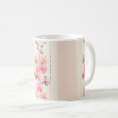Mug classique à fleurs (Devant droit)