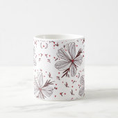 Mug Classique à l'Illustration Botanique de Fleurs (Centre)