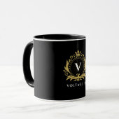 Mug classique au café noir, 11 oz (Devant gauche)