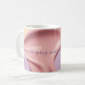 Mug classique au graphique abstrait stylisé (Devant gauche)