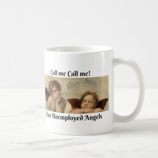 Mug classique avec Anges Gardiens (Droite)