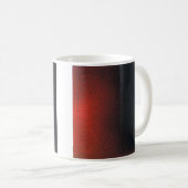 Mug classique avec design rouge à noir (Devant droit)