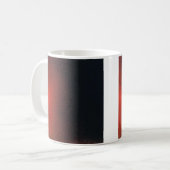 Mug classique avec design rouge à noir (Devant gauche)