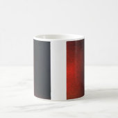 Mug classique avec design rouge à noir (Centre)