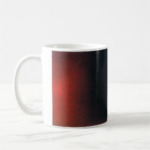 Mug classique avec design rouge à noir