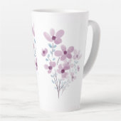 Mug classique avec fleurs violettes (Angle droit)