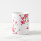 Mug classique avec roses roses (Centre)