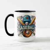 Mug Classique Baseball Essentials / Stylish Retro Lege (Gauche)