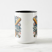 Mug Classique Baseball Essentials / Stylish Retro Lege (Centre)