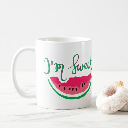Mug classique blanc 11 oz (Avec donut)