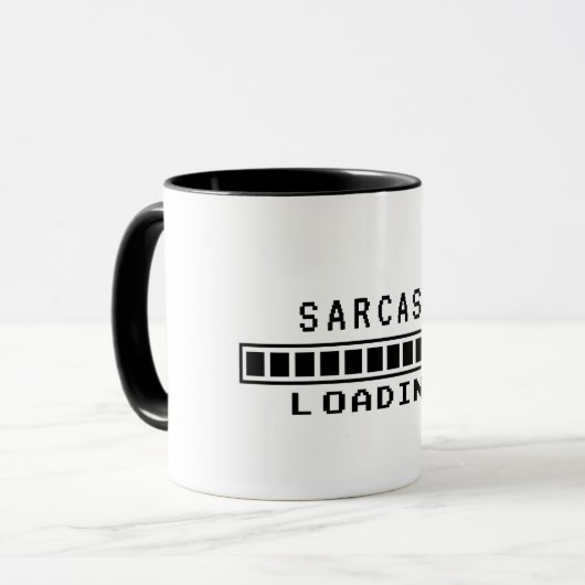 Mug classique blanc amusant (Devant gauche)