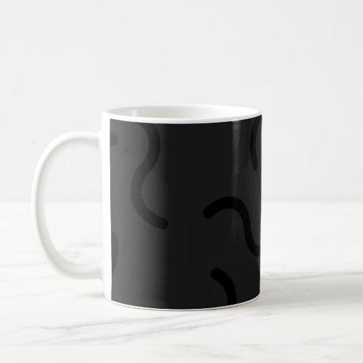Mug classique blanc, gris pâle, 11 oz de café (Gauche)