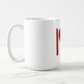 Mug classique blanc I LOVE TENNIS (Gauche)