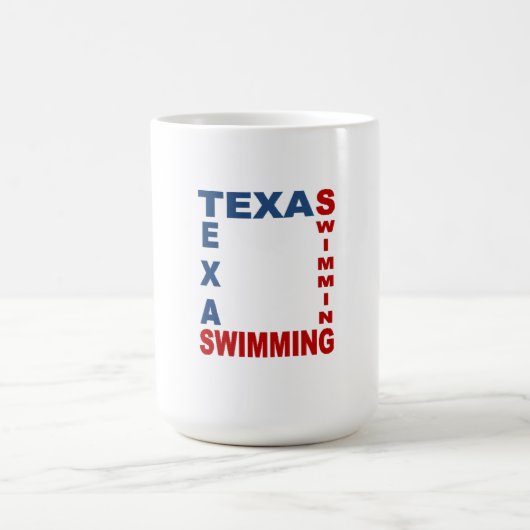 Mug classique blanc TEXAS PISCINE (Centre)