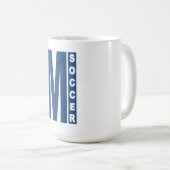 Mug classique blanche MICHIGAN SOCCER (Devant droit)