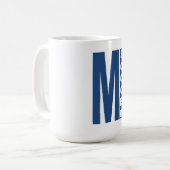 Mug classique blanche MICHIGAN SOCCER (Devant gauche)