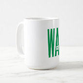 Mug classique blanche WASHINGTON SOCCER (Devant gauche)