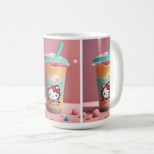 Mug classique bonjour kity (Devant droit)