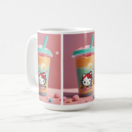 Mug classique bonjour kity (Devant gauche)