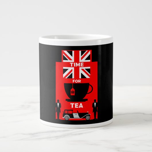 Mug classique britannique à boire du thé (Devant)