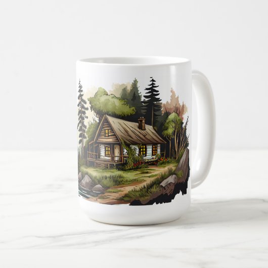 Mug classique cabine série 15 oz (Devant droit)