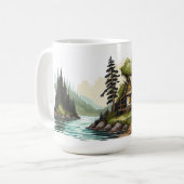 Mug classique cabine série 15 oz (Devant gauche)
