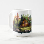 Mug classique cabine série 15 oz (Devant gauche)