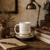 Mug Classique Calme Intérieur Doré, 330 ml