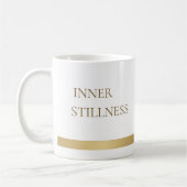 Mug Classique Calme Intérieur Doré, 330 ml (Gauche)