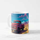 Mug Classique camionnette américaine  (Devant gauche)