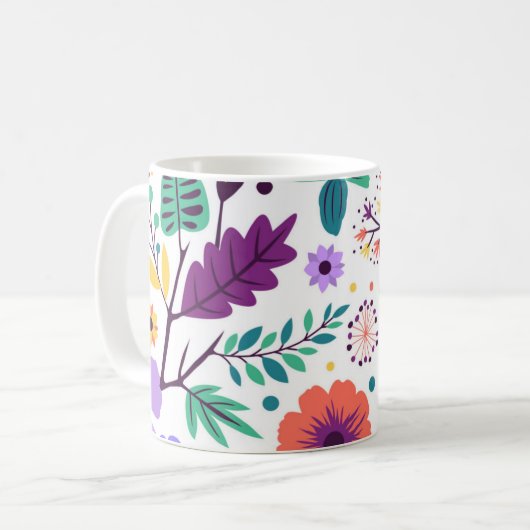 Mug classique composition florale (Devant gauche)