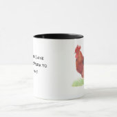 Mug classique coq, Mug café 11 oz (Centre)