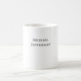 Mug Classique Créatif tendance Noir & Blanc