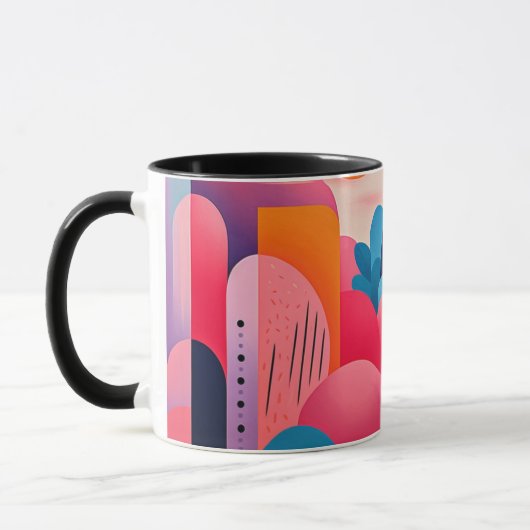 Mug classique d'art moderne, 11 ou 15 oz (Gauche)